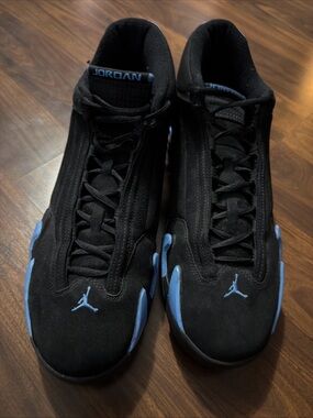 Size 14 - Air Jordan 14 Retro 2006 Black University Blue